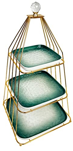 Cupola di vetro con base in legno Alzata per torta Espositore Cupola Cloche Campana di vetro trasparente Coperchio in legno Vassoio per esposizione torta per dessert Formaggio Caramelle Piante gr