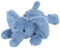 Apricot Lamb liegender Elefant Plüschtiere für Kinder, weiche niedliche Kuscheltier für Baby Mädchen und Jungen, Flauschige liegender Elefant Blau 35 cm