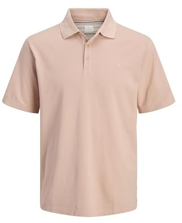 JACK & JONES Jprbluwilliam Wash SS Polo Sn, Vieux Rose, S Hommes