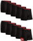 DANISH ENDURANCE Boxer Bambou Homme, Calecon Homme Ultra Doux et Respirant, Lot de 10, Noir, L
