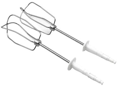 zoubeqie 2PCS Electric Whisk Compatible For Braun HM3000 HM4644 HM1010 HM5100 Accessories 4 Wire Whisk Egg Whip Mixing Paddle
