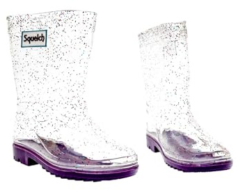 Squelch Sparkly Children's Wellington Boots/Welly Boots/Wellies