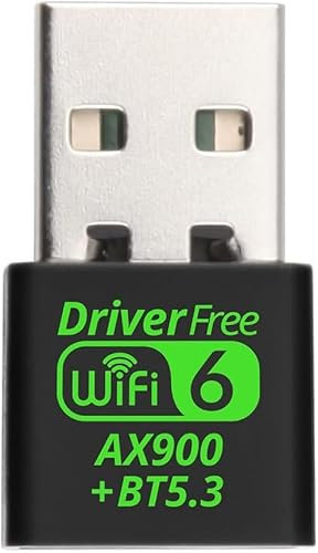 AX900 USB WiFi 6 Bluetooth 5.3 Adaptador 2 en 1 Dongle Dual Band 2.4G & 5GHz USB WiFi Network Wireless WLAN Receptor