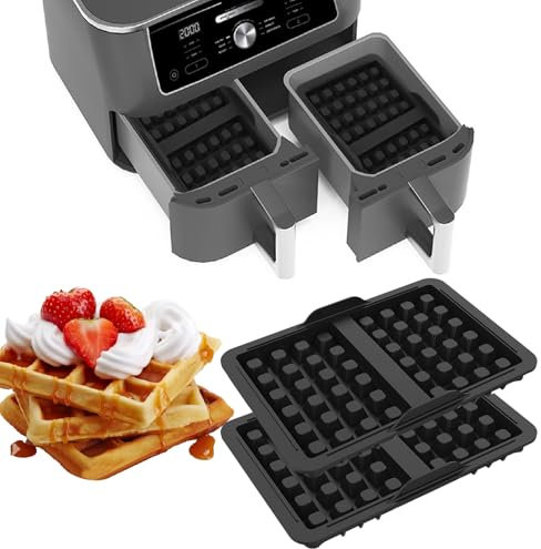 Lot de 2 friteuses à air chaud Ninja Airfryer - Avec accessoires Ninja AF300EU, AF400EU, AF451EU, SL400EU, AF500DE, réutilisables
