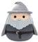 Squishmallows SQWB00314 - Der Herr der Ringe Gandalf 25 cm, offizielles Jazwares Plüsch, superweiches Kuscheltier
