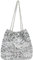 GIDWRIY Clutch Glitzer Tasche Damen, Handtasche Glitzertasche für Frauen, Abendtasche Pailletten,Kettentasche Klein,Schultertasche Silber,Umhängetasche für Ballkleid,Eimertasche Casual,Hand Bags