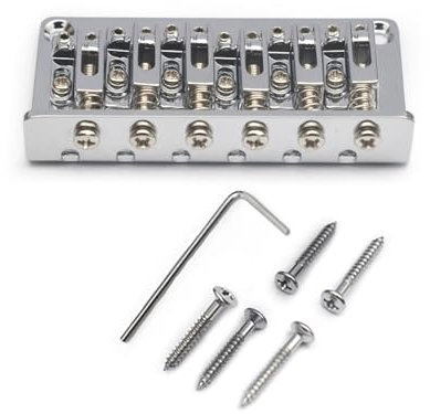 E-Bass, feste Brücke, 6 Saiten, Doppelk, professionelles Basszubehör, feste Brücke, Bassgitarre, Teil für Gitarre