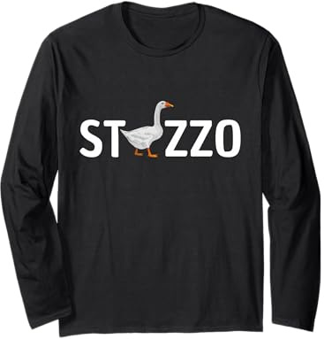 Stocazzo Rebus Funny Wer begrüßt Dich? St Goose Zzo Long Sleeve T-Shirt