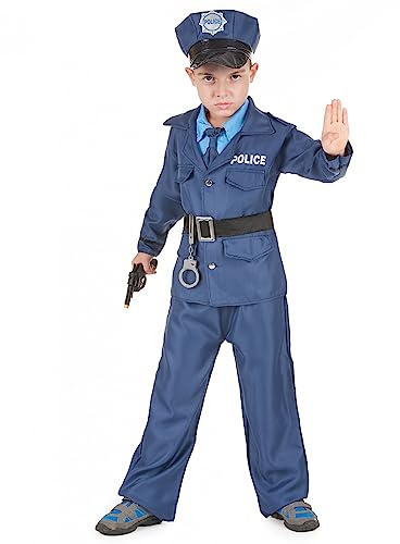Vegaoo Polizistenkostüm für Jungen - Blau