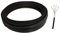 RosenetSys Premium Double Jacket 'Tough' Cat5e UTP External SOLID COPPER Lined Network Cable Outdoor Coiled Reel BLACK Cat 5e (25m)