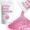Hemway Glitter Paint Additive - Rose Pink | Fine Metallic Flakes for Adding Sparkle to Paints & Wood Varnish | Add to Emulsion, Acrylic & Latex for Indoor Sparkly Walls | 100 g