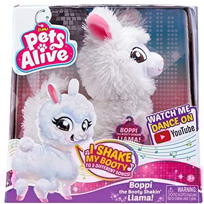 Zuru 9515 - Pets Alive Lama Serie 1, tanzendes Lama, wackelt mit Kopf und Hintern