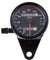 DEWIN Motorrad Tacho Digital - Tacho Motorrad Motorrad Tacho Universal Motorrad Kilometerzähler Messgerät Signal Dual Digital Display KM/H 1St (Schwarz)
