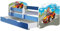 ACMA Kinderbett Jugendbett mit Einer Schublade und Matratze Blau mit Rausfallschutz Lattenrost II 140x70 160x80 180x80 (03 Racing Car, 180x80 + Bettkasten)
