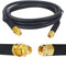 Boobrie 1M Cavo Coassiale RG58 Aggiornato SMA Maschio-Femmina Antenna Extension Cavo SMA Maschio a SMA Femmina Cavo Prolunga Antenna SMA per Router WiFi 3G 4G LTE Antenna WiFi Router LAN (Non per TV)
