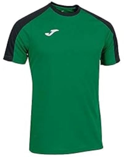 Joma Hombre Camiseta, Verde/Negro, L