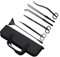 DONGKER Aquascaping Tools Set, 4/5/6 in 1 Edelstahl Aquarium Pflanzenwerkzeuge mit Aufbewahrungsbox für Pflanzenpflege und Design in Aquarien
