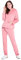 CityComfort Survêtement Velours Zippé Femme - Ensemble Pantalon et Haut Fluide 2 Pièce (Rose, L)