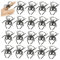 Fopytu Halloween -spinnenringe, 20 Pcs Realistische Gefälschte Spinne Ring Zum Tragen Von Fingern, Streichrequisiten Für Halloween -Party -Tricks Oder Behandlungsdekoration
