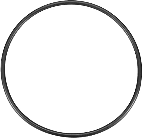 QUARKZMAN 1 Stück Nitrilkautschuk Nitrilkautschuk O-Ring Dichtungsring 150mm x 140mm x 5mm für Wasserhahn Klempner Reparatur Dichtung Verbindung, Schwarz