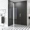 Walk in Duschwand, 120x185 cm Falttür drehtür Begehbare Dusche Glasabtrennung Duschkabine Duschtrennwand 6mm ESG-Sicherheitsglas Nano Beschichtung