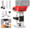 Enrutadores de corte inalámbricos para batería Milwaukee M18, carpintería, herramienta de corte de palmming de 6 velocidades ajustables, luz LED, pinza de 1/4 pulgadas con regla guía y rueda