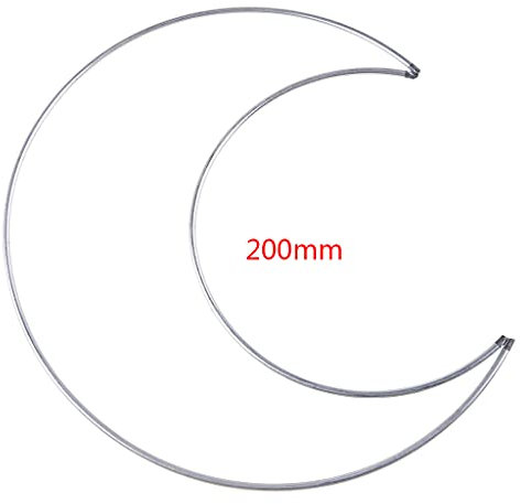 MONOJLY Moon Dream Catcher Metall Monde Ring Hoop DIY Handgemachte Traumfänger für Handgemachte Hochzeit Kranz Hängende Handwerk