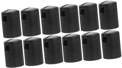 BESPORTBLE 12stücke Teiliges Trampolin Zubehörset Professionelle Ersatzabdeckungen Für Trampolinstangen Robuste Und Langlebige Schutzkappen Für Sichere Montage des Sicherheitsnetzes