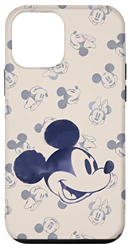 iPhone 12 mini Disney Mickey and Minnie Mouse Heads Retro Vintage Classic Case