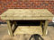 MG Timber Products: Indoor/Outdoor Wooden Workbench/Potting Table/BBQ Table/Pizza Oven Table/Garden Table (Double Shelf, 4FT - STANDARD)