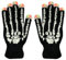Niumowang LED Handschuhe Halloween, LED Blinkende Handschuhe, Leuchtende Handschuh e, 6 Blinkmodi Skelett Flash Finger Licht Handschuh, Geeignet für Halloween, Weihnachten, Karnevalsparty