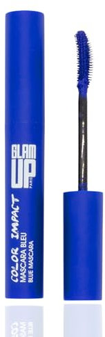 Glam'Up Paris – Mascara Electric Blue – Color Impact – Ultra Pigmentiert – langer Halt – intensiver Blick – Volumen & Länge – ohne Pakete – Blau