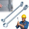 Qivine 2Pcs Hinges Gap Adjusting Wrench, 14-25mm Door Hinge Repair Tool Door Hinge Adjustment Tool, Adjustment Hinge Bender Hinge Repair Wrench Tool for Clean Room Security Door
