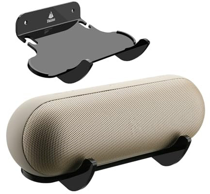 TXEsign Acrylic Speaker Wall Mount Floating Shelf for Beats Pill 2024 (Black)