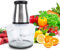 Tritacarne, Tritacarne Elettrico 200W 2L Acciaio Inossidabile, Robot da Cucina Multiuso con Potente Motore in Rame per Frutta, Noci, Verdure (Spina europea 220 V)