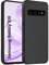 HuwaiH Handyhülle für Samsung Galaxy S10 Hülle, Anti-Schock, Antikratzer, Anti-Rutsch Schutzhülle, Unterstützt kabelloses Laden, Anti-Fingerabdruck Case für Samsung S10(Schwarz)