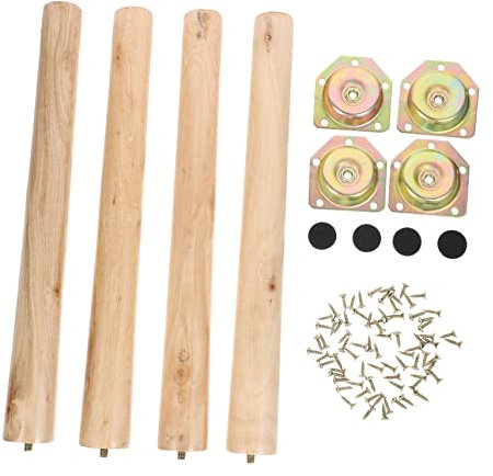 KONTONTY 4sätze Holz Möbelbeine Für Sofa Tisch Und Schrank Robust Und Langlebig Für -möbelprojekte