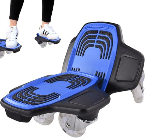 Split Skateboard, Portable Roller Skate Deck, Drift- Skate Plates, High Rebound PU Wheels, Beginner-Friendly Skateboard, Resistant Ice Scate for Teens & Adults, 31 Inches