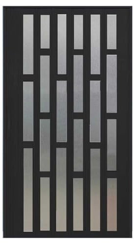 Puerta plegable de acrílico esmerilado de 132 x 203 cm