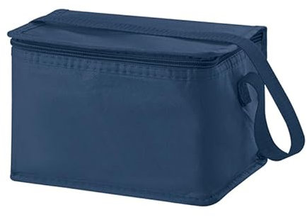 Borsa Frigo Porta Pranzo - Borsa Termica 4L per Alimenti e Bevande Fredde in Ufficio - Zaino Piccolo da Mare Picnic - Disponibile in Vari Colori - per Viaggi, Barbecue, Campeggio (Blu, Standard)