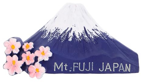 Gatuida Japan-Souvenirmagnet Fuji-Berg 3D-Harzmagnet Kühlschrankmagnet Japanischer Kulturmagnet Für Küche Büro Schließfach Und Reiseerinnerungen