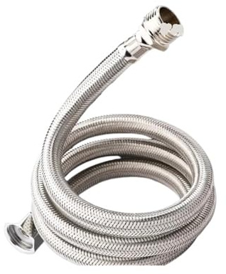 1 stück G1/2 Innen- Und Außengewinde Geflochtenes Rohr Brauseschlauch Edelstahl Flexibles Kopfrohr for Badezimmerzubehör(20cm)