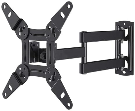 Wandhalterung for Echo Show 21/15 Und 13-42 Zoll Flachbildfernseher Und Monitore Mit Gebogenem Bildschirm, Mit Drehbarer, Neigbarer Und Ausziehbarer Halterung
