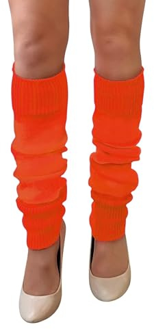 NuJake Leg Warmers In Assorted Colours 1980s 90s Luxurious Girls Cosplay Legwarmer