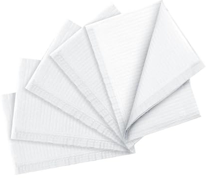 Nagel-Matte 50 Stück faltbar wasserdicht 32,50 x 45,00 cm | Acryl Nagel Übungsfolie geeignet für zu Hause Maniküre, Pediküre, Acryl-Gel-Übungen und Bastelarbeiten