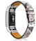 Aisports Leder-Armband für Fitbit Charge 2 Smart-Watch, verstellbares Ersatzband, Metall-Armband mit Schnalle Serpentin