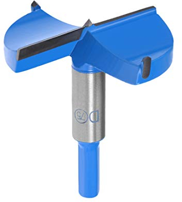 sourcing map Brocas Forstner para Madera, Diámetro 75mm, Madera Hole Saw Taladro para Herramientas de Madera, Acero al Tungsteno Titanium Recubierto, Corte Agujero en Carpintería, Azul