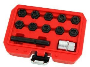 Neilsen 12pcs Alloy Wheel Lock Nut Remover Installer Compatible with Mercedes Benz