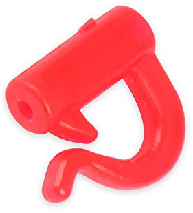 Dr.Fish Spinner Spinner Spinner, Kunststoff, zum Angeln, 100 Stück, Red Size S