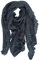 Invero, Merino Dreieckstuch Susi, 100% Wolle (Anthrazit)